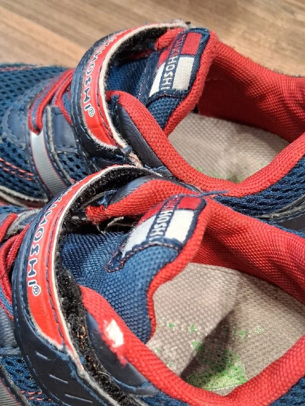 Kids Navy and Red Athletic Sneakers - Comfortable Everyday Play Shoes